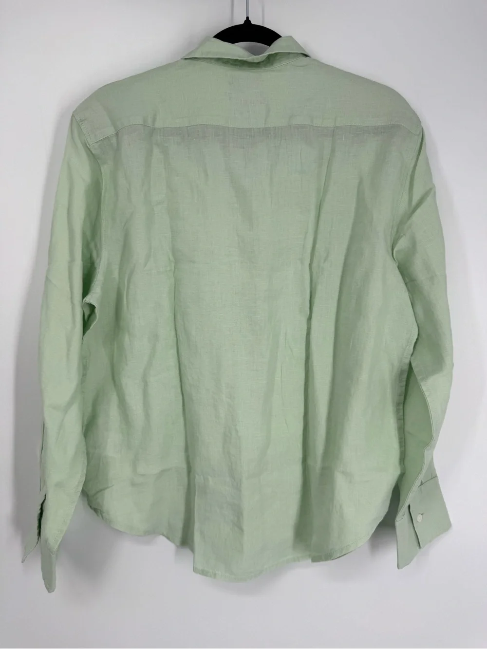 NWT J. Crew Garçon Classic Button Shirt Baird McNutt Irish Linen Sheer Mint 10